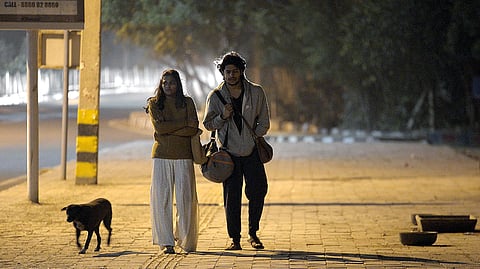 (L-R) Bhanu Priyamvada and Roshan Abdul Rahoof in If On A Winter's Night 