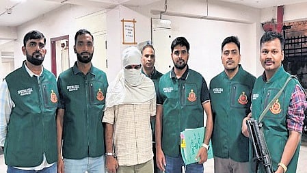 Maths teacher held for aiding Bishnoi gang in RS 10 crore extortion bid, says police.