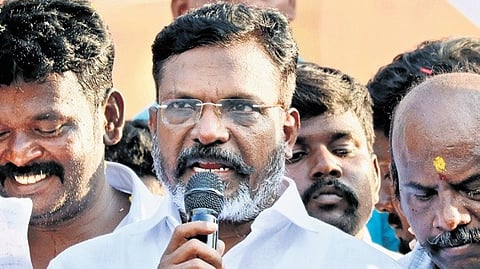 VCK president Thol. Thirumavalavan