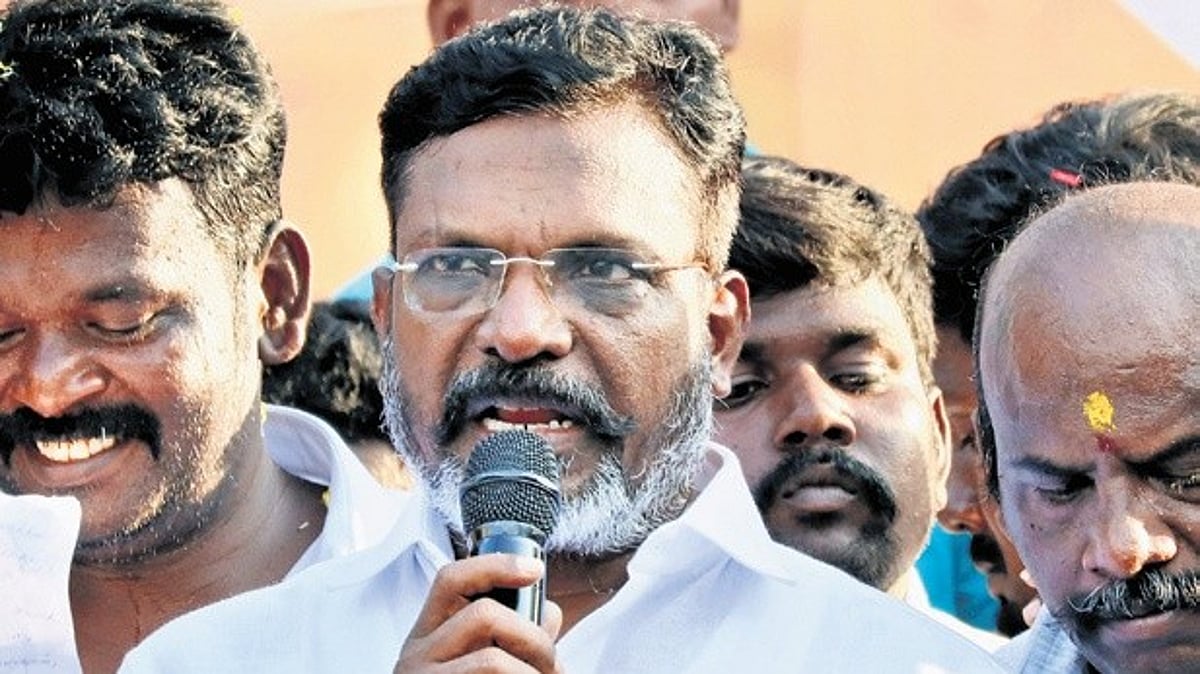 DMK, TVK should be part of national front against BJP, says VCK chief Thol Thirumavalavan