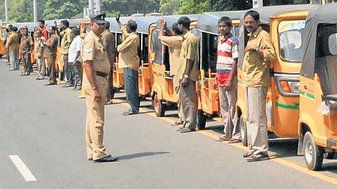 Autorickshaw fares were last revised in August 2013.