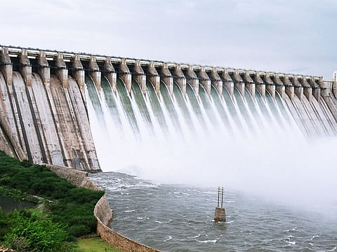 Nagarjunasagar dam.