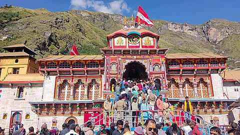 Badrinath temple image used for representative purpose.