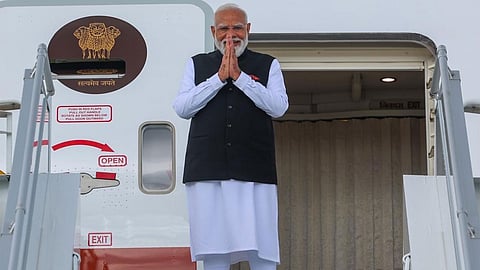 PM Modi leaves for New Zealand after concluding his Australia visit.