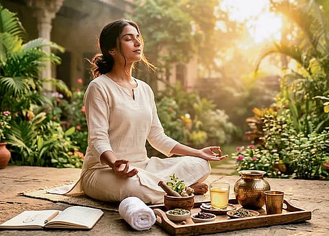 An Ayurvedic Approach to Calm Aama