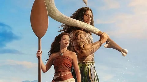 A poster from Moana (2026)