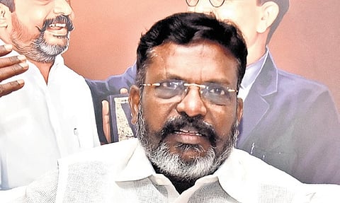 VCK president Thol Thirumavalavan