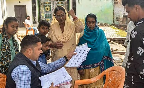 As per the status report issued on Friday, a total of 1,18,00,240 enumeration forms have been distributed, covering 81.32 per cent of the capital’s 1,45,10,298 electors.