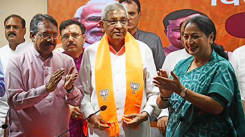Delhi Chief Minister Rekha Gupta and State BJP President Harsh Malhotra addressed a joint press conference at the Delhi BJP Office on DDU Marg.
