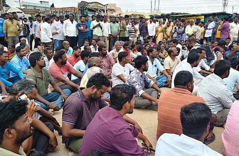 The killings drew sharp criticism from villagers who protested near the Shabad police station 