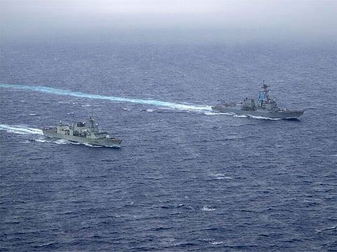 India also underscored that maritime disputes should be settled through peaceful means.