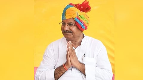 Congress leader and the party's candidate for the Datia by-election, Kunwar Ghanshyam Singh.