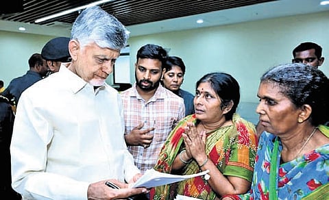 Chief Minister and TDP supremo N Chandrababu Naidu
