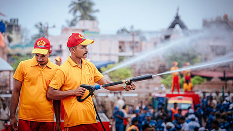 Odisha Fire Service makes seven key arrangements for Rath Yatra in Puri.