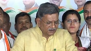 Chhattisgarh Leader of the Opposition Charandas Mahant.