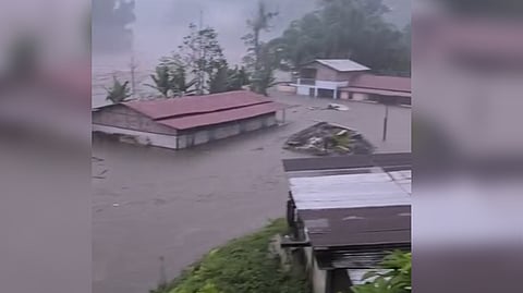 The floods washed away two Bailey bridges and a suspension bridge, disrupting connectivity. 
