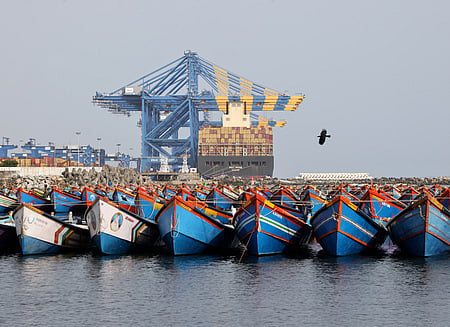 Vizhinjam International Sea Port in Thiruvananthapuram