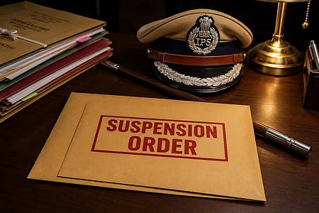Three sub-inspectors suspended for discussing money paid to get posting. 