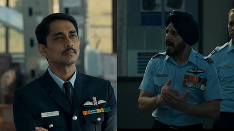 Siddharth (left) and Jimmy Shergill in Operation Safed Sagar