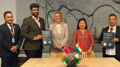 The MoU was signed between the Centre for Earth Sciences & Himalayan Studies (CES&HS), Government of Arunachal Pradesh, and Tidal Sail AS under the India-Norway Green Partnership.