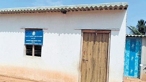 The panchayat union primary school, which was operating out of a private building in Gettur village.