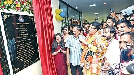 Developed by Odisha State Police Housing and Welfare Corporation Ltd, the three-storey smart library houses over one lakh books and offers seating capacity for more than 1,000 readers. 