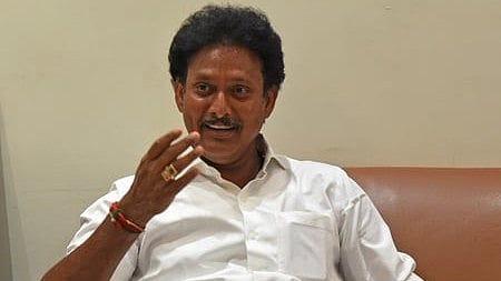 Former school education minister Anbil Mahesh Poyyamozhi.