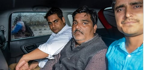 AAP Councillor Tahir Hussain.