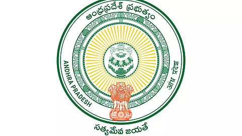 Andhra Pradesh government emblem used for representation