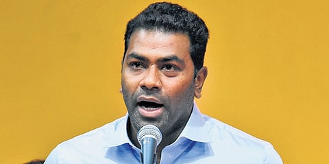 Minister for PWD and Highways Aadhav Arjuna 