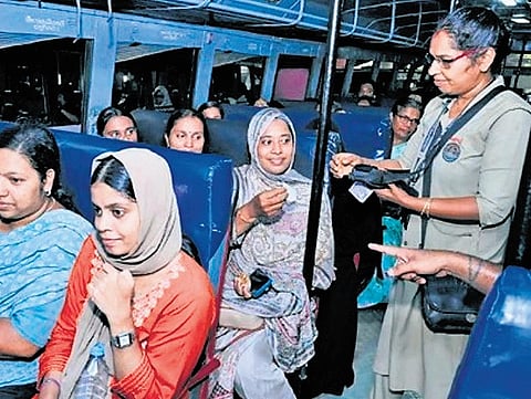 Daily women ridership has more than doubled, skyrocketing from the previous average of 5 to 6 lakh to a staggering 12.71 lakh, meaning that two out of every three KSRTC passengers are now women. 