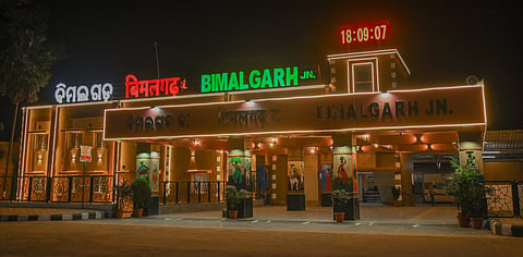 The revamped Bimalgarh, Baripada and Barpali stations inaugurated by PM Narendra Modi on Friday.