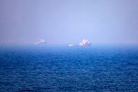 The Revolutionary Guards also said on state television they "stopped" four ships trying to transit the critical waterway.