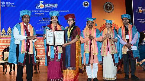 Congratulating the graduating students, minister Anupriya Patel urged them to dedicate themselves to ethical, compassionate and patient-centric healthcare. 