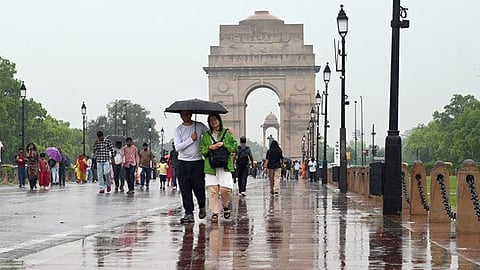 IMD issues a yellow alert for Sunday, forecasts light rain and continued hot and humid conditions.