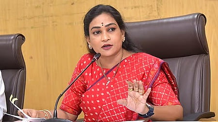 Home Minister Vangalapudi Anitha