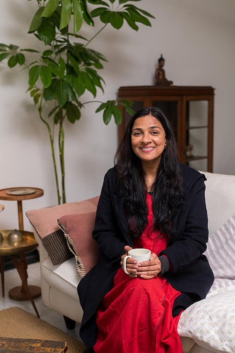 Designer Rina Singh at home