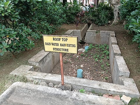 Rajamahendravaram Municipal Corporation intensity rain water harvesting initiative in the city. 