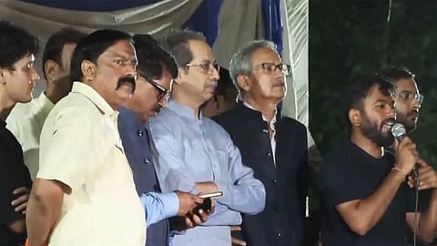 Delhi: Uddhav Thackeray at Jantar Mantar as CJP steps up protests.