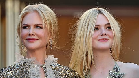 Nicole Kidman (L) and Elle Fanning (R)
