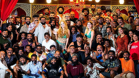 Still from the sets of Joju George's Paripadi