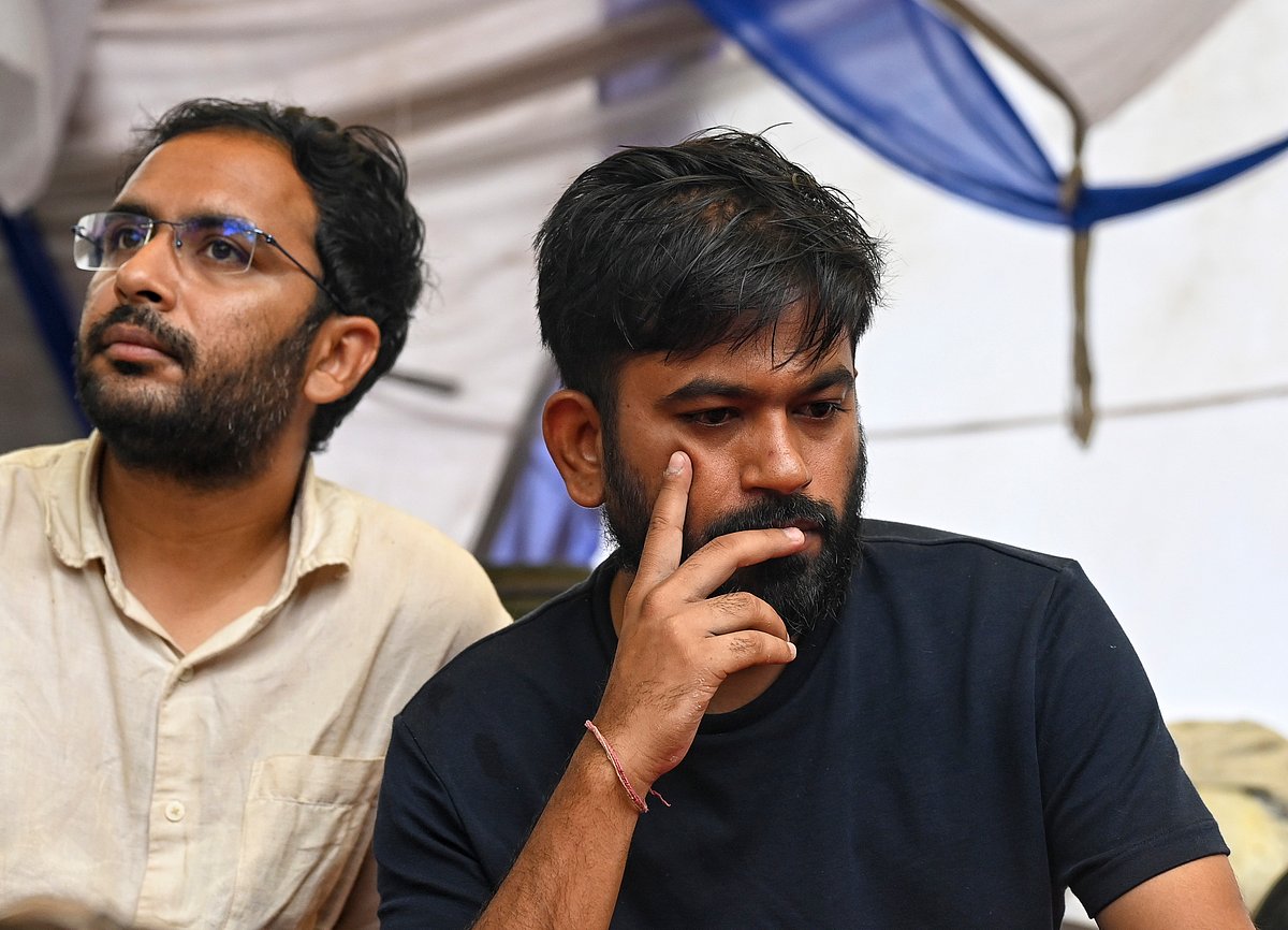 Jantar Mantar protest LIVE updates | CJP's Dipke continues sit-in protest