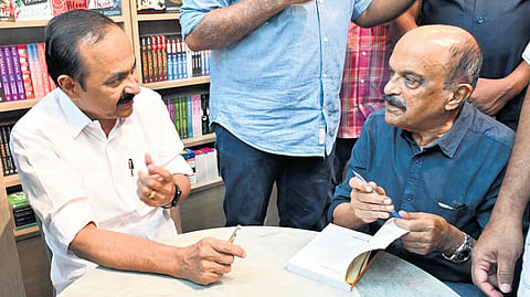 Chief Minister V D Satheesan with writer Zacharia.