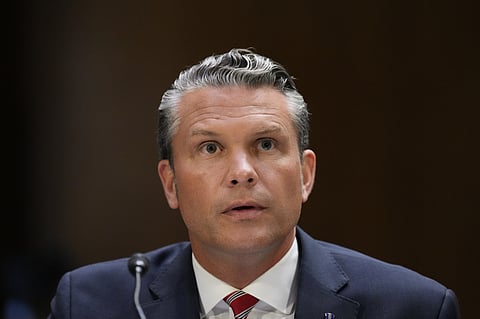 Defense Secretary Pete Hegseth testifies at a Senate Appropriations Committee hearing, Tuesday, July 21, 2026, on Capitol Hill in Washington. 