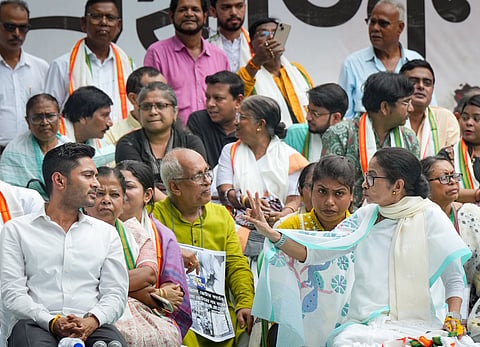 The TMC supremo also alleged that BJP workers disrupted preparations for the party's Martyrs' Day programme in Kolkata.