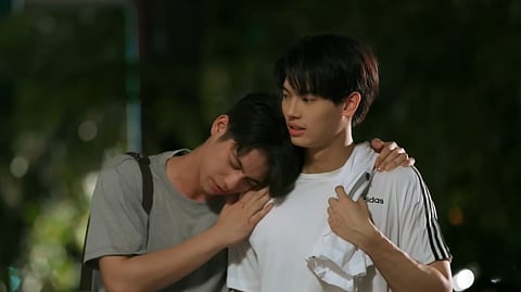 Thai actors Bright and Win Metawin in popular show 2gether