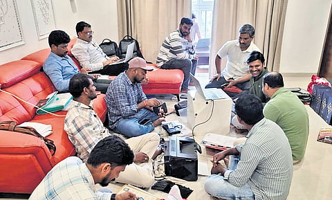 ACB officials conduct searches at REDCO engineer Muthyam Venkata Ramana’s residence over a case of disproportionate assets