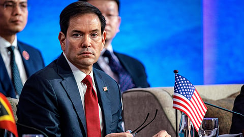 U.S. Secretary of State Marco Rubio attends the 33rd ASEAN Regional Forum (ARF), part of the Association of Southeast Asian Nations (ASEAN) Foreign Ministers' Meeting in Pasay, Metro Manila, Philippines Thursday, July 23, 2026.