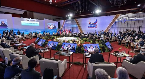 Leaders and delegates attend the East Asia Summit Foreign Ministers’ Meeting, part of the Association of Southeast Asian Nations (ASEAN) Foreign Ministers Meeting in Pasay, Metro Manila on July 23, 2026. 