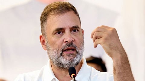 Congress leader Rahul Gandhi.